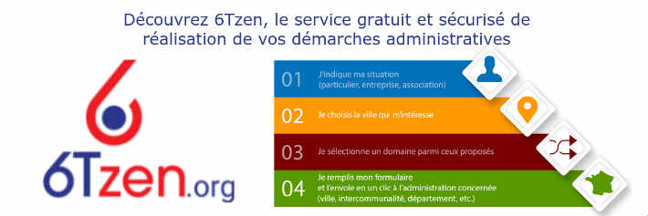 Démarches administratives par internet sur www.6tzen.org