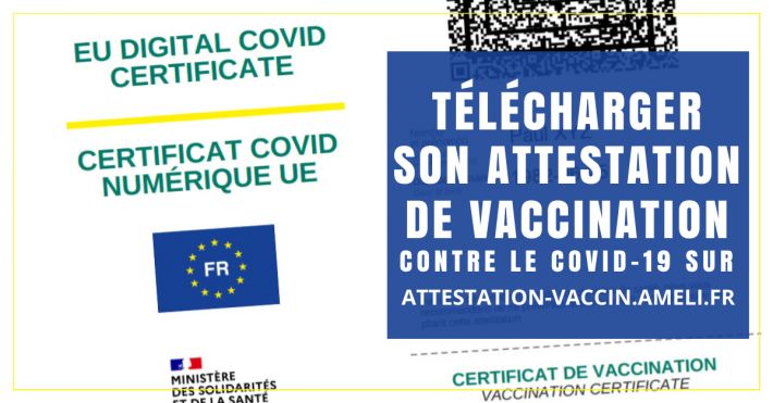 Attestation-vaccin.ameli.fr - Télécharger son attestation de vaccination Covid 19