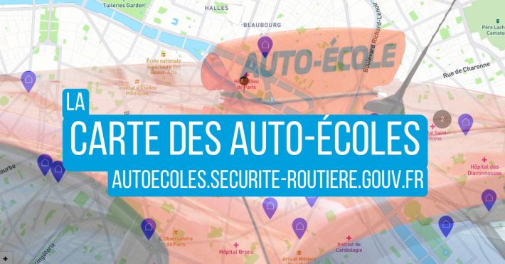 Autoecoles.securite-routiere.gouv.fr Carte des Auto Écoles