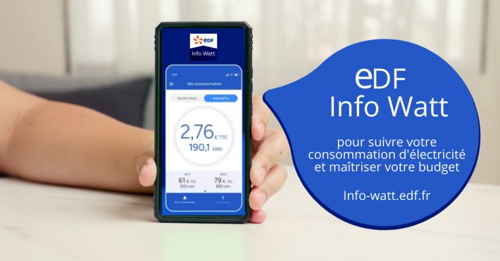 Info Watt Edf.fr - suivez votre consommation en temps réel