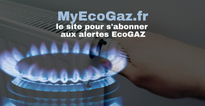 MyEcoGaz.com inscription aux alertes EcoGaz