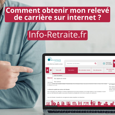 Obtenir son relev de carrire sur Info Retraite.