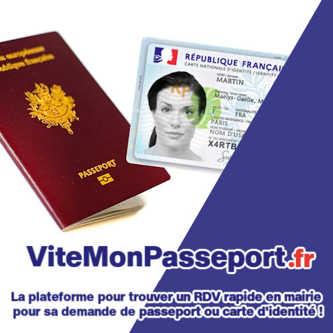 Demande de RDV passeport et carte d'identité rapide
