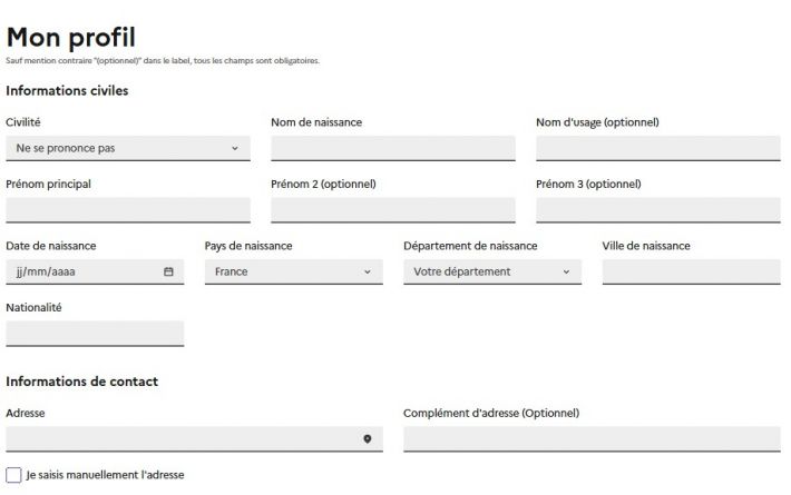 Commencer un dossier de vae en ligne