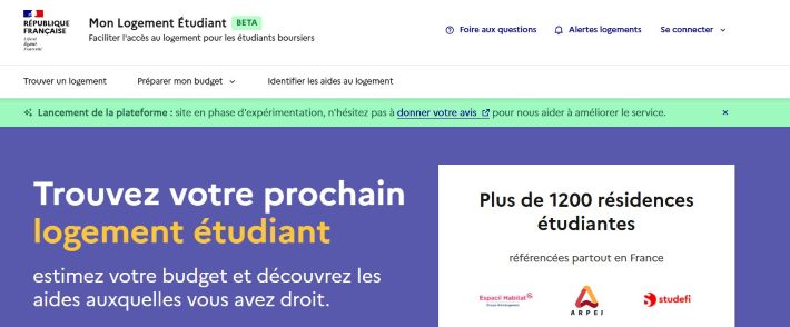 monlogementetudiant.gouv.fr - Mon Logement �tudiant&nbsp;: trouvez et financez votre logement